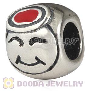 925 Sterling Silver European Smiley Face Charms Beads Wholesale