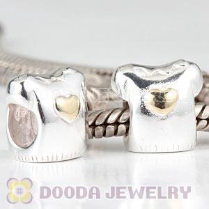 925 Sterling Silver European T Shirt Charms Beads Wholesale