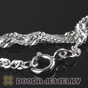 46cm 925 Sterling Silver Necklaces Chain Wholesale 