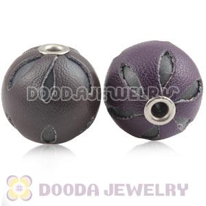 18mm Basketball Wives Leather Beads For Earrings Wholesale 