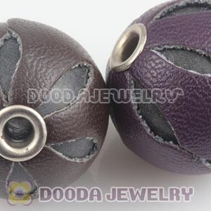 18mm Basketball Wives Leather Beads For Earrings Wholesale 