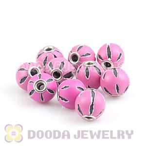 12mm Pink Basketball Wives Leather Beads For Earrings Wholesale 