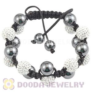 2012 Latest TresorBeads Multi Row Bracelets With Czech Crystal And Hematite 