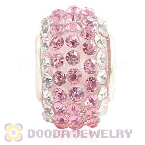 Wholesale European Pave Crystal Bead With Alloy Core
