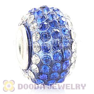 Wholesale European Pave Crystal Bead With Alloy Core