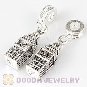 Wholesale Charm Jewelry Silver Plated European Big Ben Charms