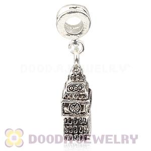 Wholesale Charm Jewelry Silver Plated European Big Ben Charms