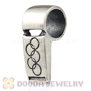 Sterling Silver Whistle Beads Fit London 2012 Olympics European Bracelet