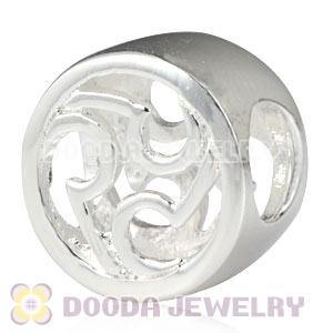 925 Sterling Silver European Barrel Shaped with 3 Spokes Beads Wholesale