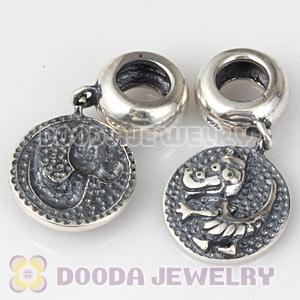 Sterling Silver Chinese Zodiac Dragon Dangle Charm Bead Wholesale