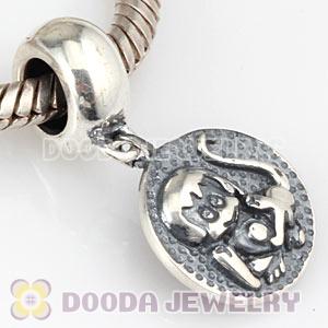 Sterling Silver Chinese Zodiac Monkey Dangle Charm Bead Wholesale
