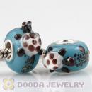 Handmade European Glass Turtle Surf Beads In 925 Silver Core Wholesale