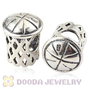 Sterling Silver Olympic Basketball Bead Fit 2012 Olympics European Bracelet