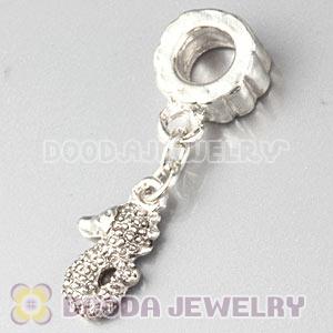Silver Plated European Seahorse Dangle Charm Bead Wholesale