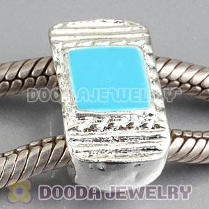 Wholesale Silver Plated Charm Jewelry European Double Hole Beads