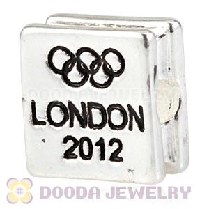 London 2012 Olympics Cycling BMX Square Alloy Beads Wholesale