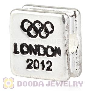London 2012 Olympics Hockey Alloy Square Beads Wholesale