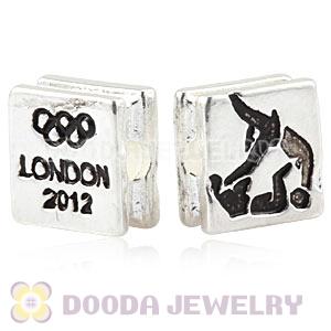 London 2012 Olympics Judo Alloy Square Beads Wholesale