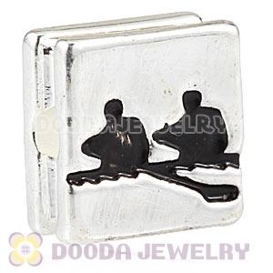 London 2012 Olympics Rowing Alloy Square Beads Wholesale
