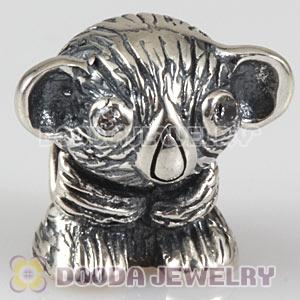 Antique Sterling Silver European Koala Bear Charm Beads Wholesale