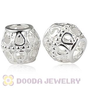 925 Sterling Silver European A Cloud Silver Lining Charm Beads Wholesale