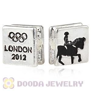 London 2012 Olympics Equestrian Dressage Square Alloy Beads Wholesale