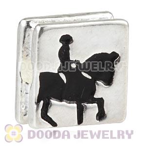 London 2012 Olympics Equestrian Dressage Square Alloy Beads Wholesale