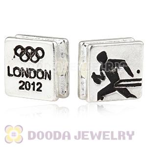 London 2012 Olympics Table Tennis Square Alloy Beads Wholesale