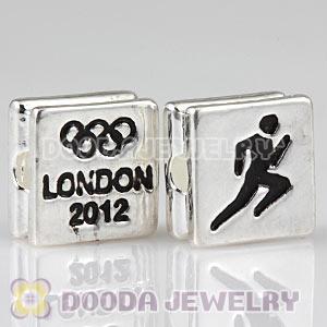 London 2012 Olympics Athletics Square Alloy Beads Wholesale