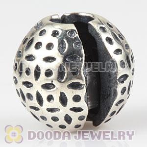 925 Sterling Silver European Art Nouveau Lace Clip Beads 