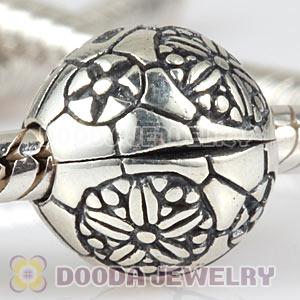 925 Sterling Silver European Da Vinci Clip Beads 