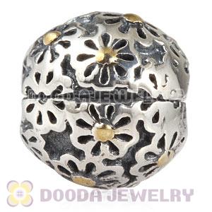 925 Sterling Silver European Lazy Daisy Clip Beads 