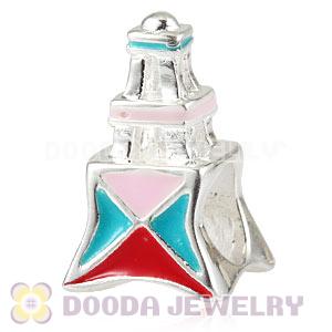 European Sterling Silver France Small World Charm Beads Wholesale