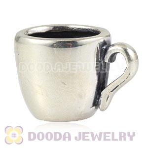 European Sterling Silver Coffee Mug Charm Beads Wholesale