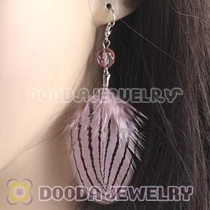 Fashion Tibetan Jaderic Indianstyles Feather Earrings Wholesale