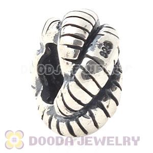European Sterling Silver Rope Swing Charm Beads Wholesale