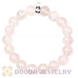 Pink Agate Sterling Silver Stackable Charms Bracelets Wholesale