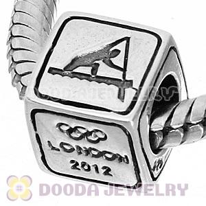 Sterling Silver European Canoe Sprint Beads London 2012 Olympics Charms