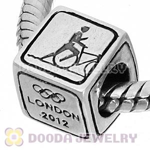 Sterling Silver European Triathlon Beads London 2012 Olympics Charms
