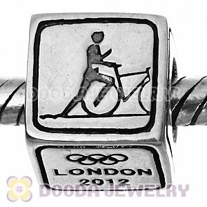 Sterling Silver European Triathlon Beads London 2012 Olympics Charms