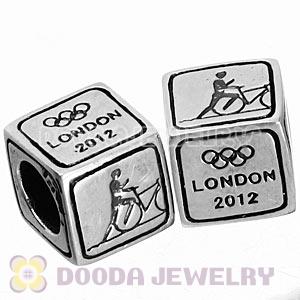 Sterling Silver European Triathlon Beads London 2012 Olympics Charms