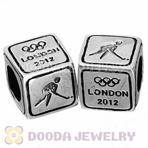 Sterling Silver European Hockey Beads London 2012 Olympics Charms