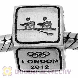 Sterling Silver European Rowing Beads London 2012 Olympics Charms