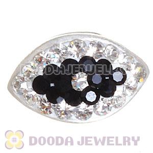 925 Sterling Silver Eye Beads With Austrian Crystal Wholesale