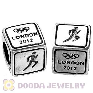 European Athletics Beads London 2012 Olympics Sterling Silver Charms