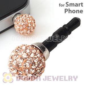 10mm Rose Czech Crystal Ball Plugy Earphone Jack Accessory Malaysia