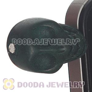 Wholesale iPhone Earphone Jack Plug With Turquoise Skull Charm