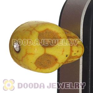 Wholesale iPhone Earphone Jack Plug With Turquoise Skull Charm