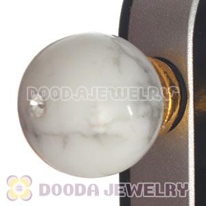 Wholesale iPhone Earphone Jack Plug With White Turquoise Bead