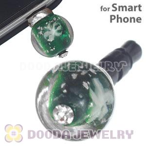 10mm Snowflake Earphone Jack Plug Stopper Fit iPhone 